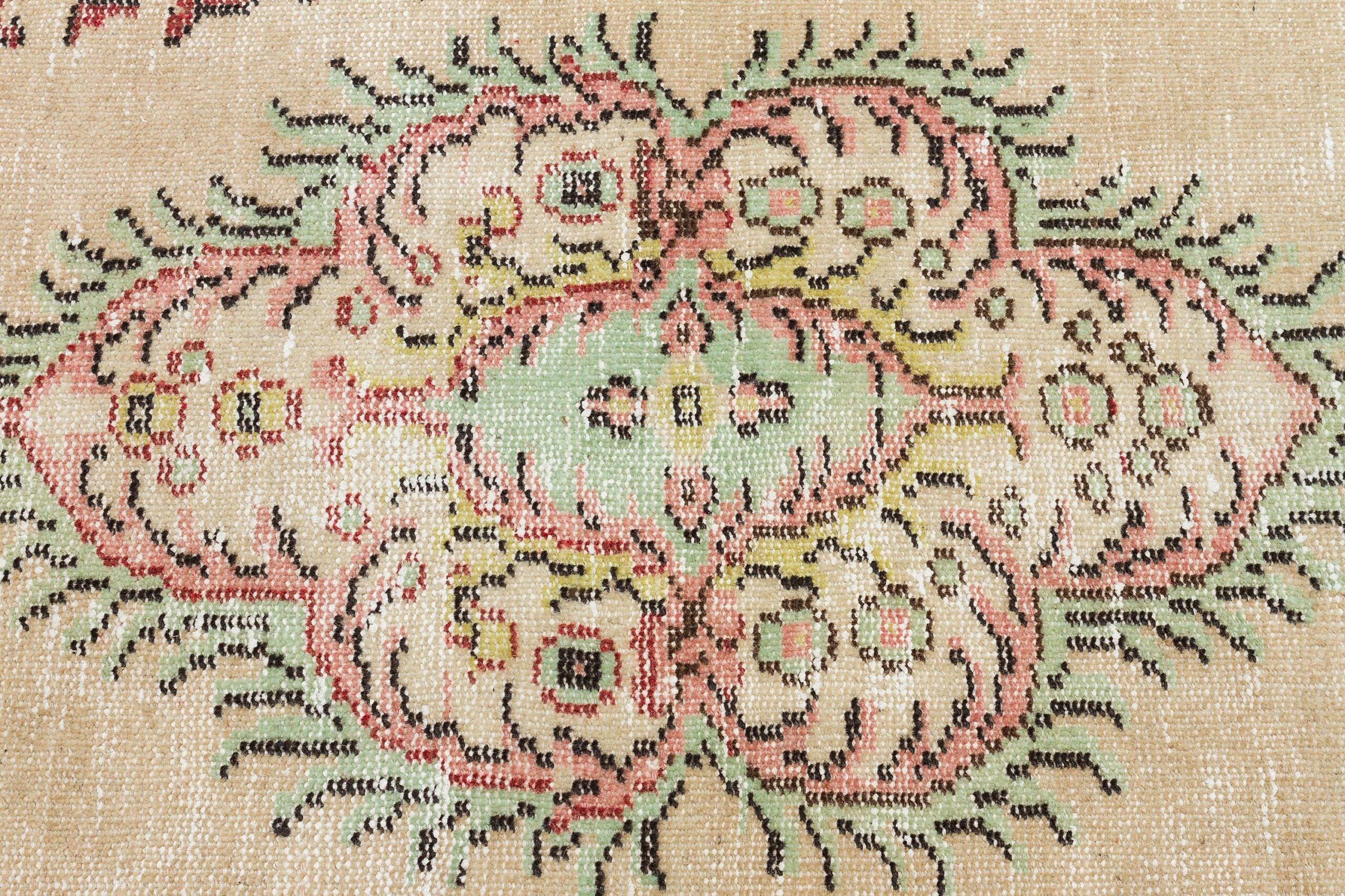 Exclusive Vintage Distressed Rug - SKU 10107 - Detail View