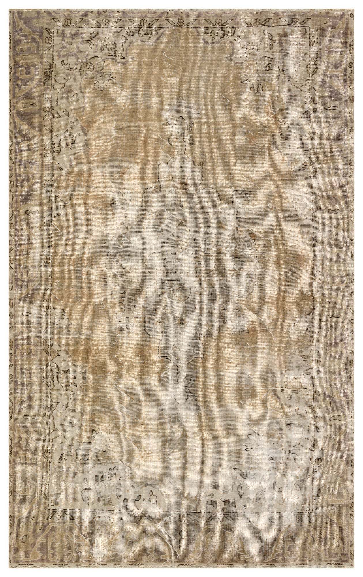 Unique Vintage Distressed Rug - SKU 10393 - Detail View