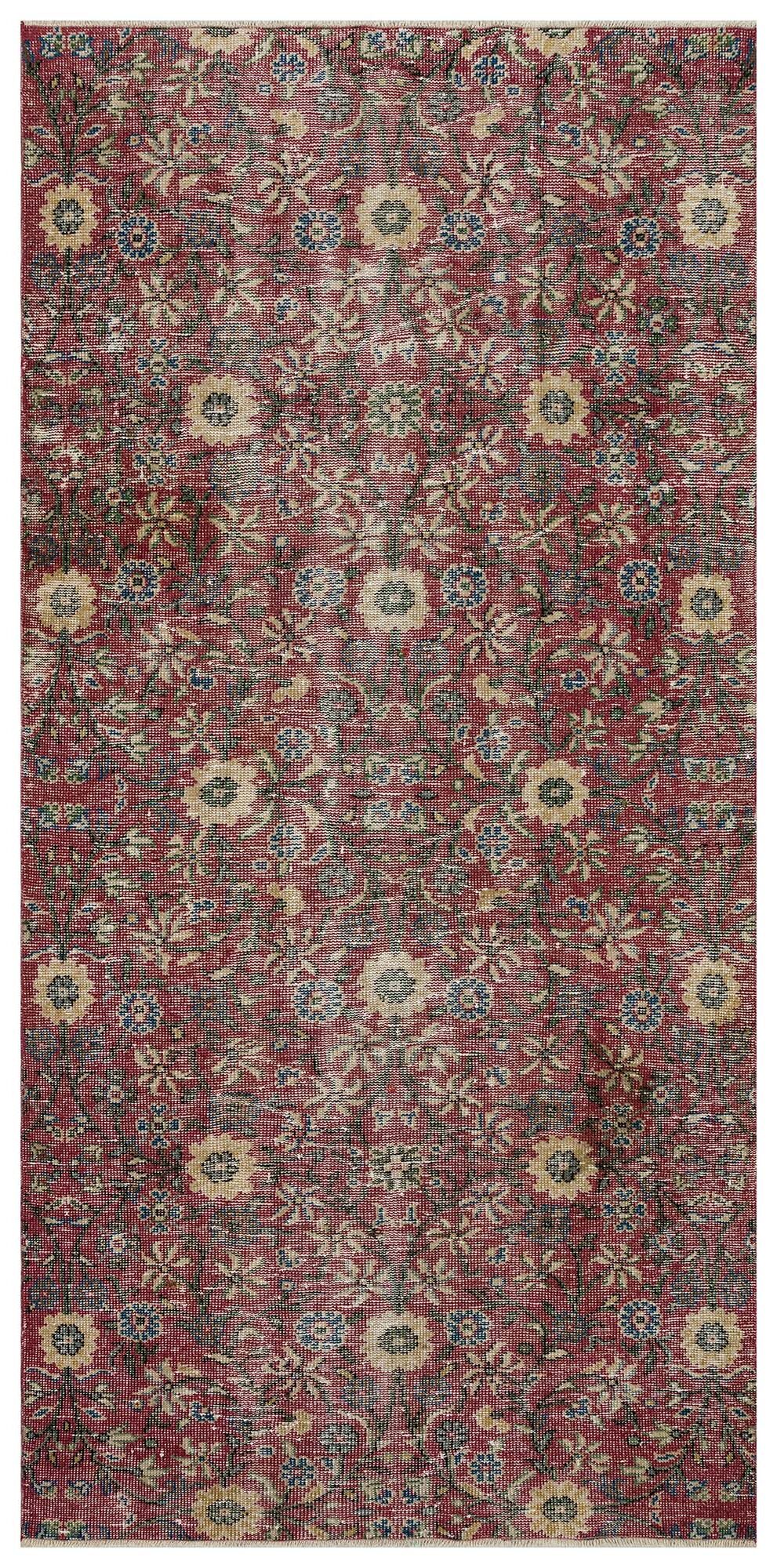 Unique Vintage Distressed Rug - SKU 10394 - Detail View