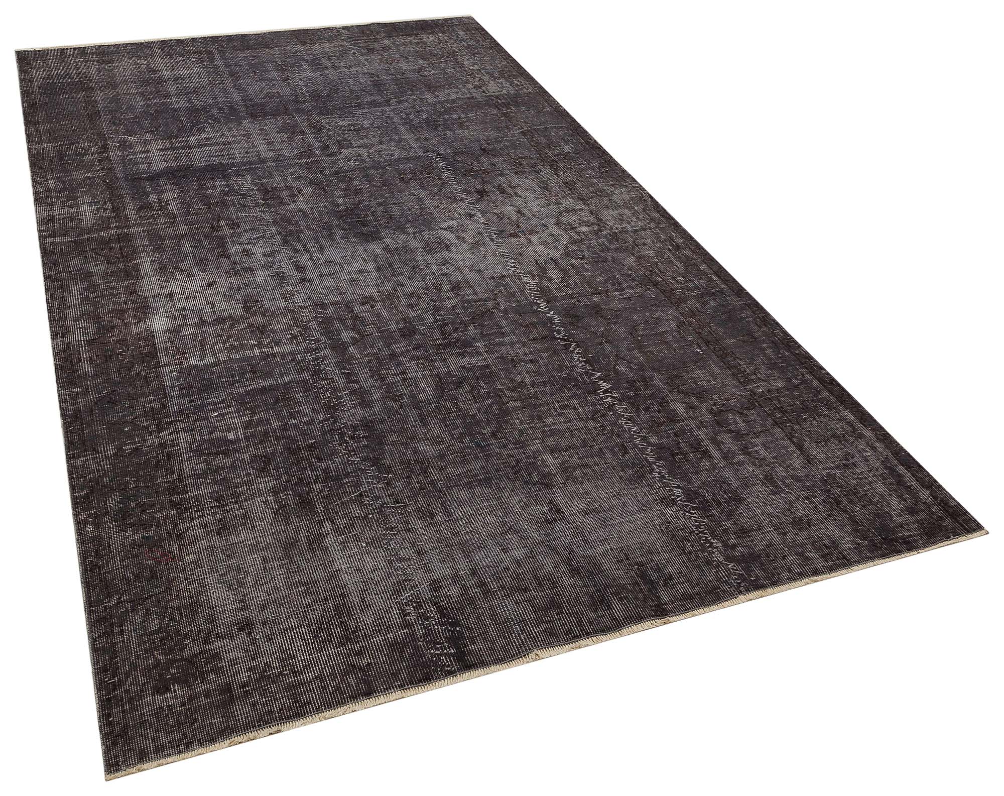 Distressed Rug, Vintage Handwoven, Handmade rug, wool & silk wool/weave, size 161 × 268 cm, from Sivas, SKU 10435