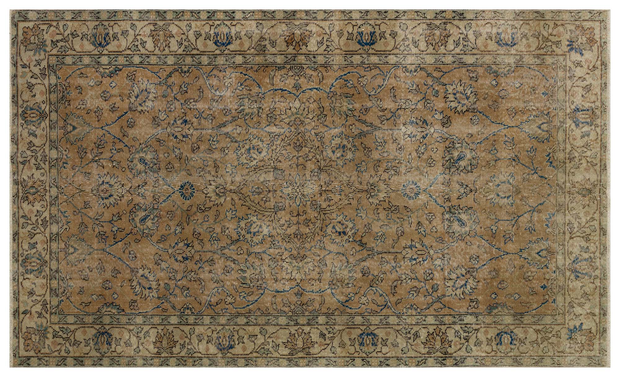 Distressed Vintage Rug - SKU 10443 - Detail View