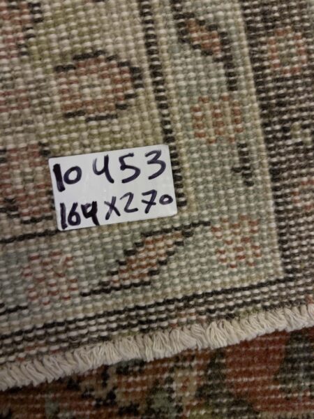 Distressed Handwoven Vintage Rug - SKU 10453 - Detail View