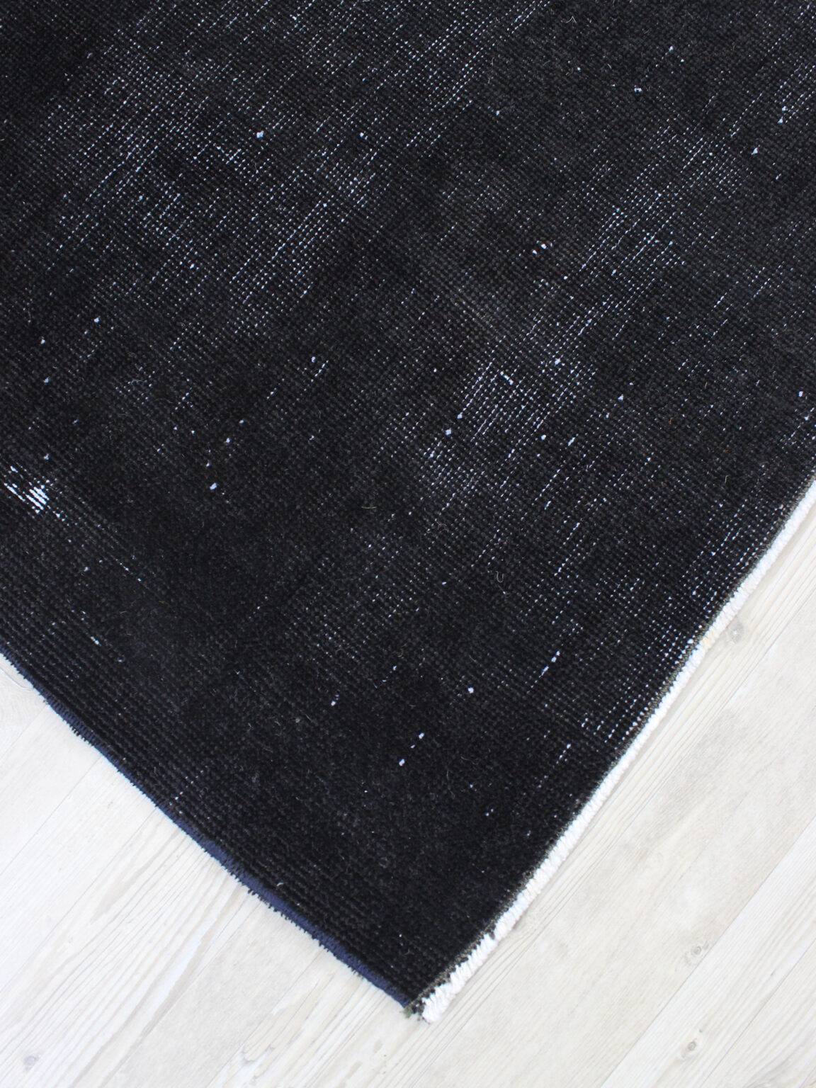Distressed Hand-Woven Wool Vintage Rug - SKU 10626 - Detail View