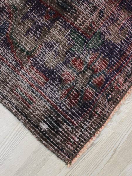Distressed Hand-Woven Vintage Rug - SKU 10637 - Detail View