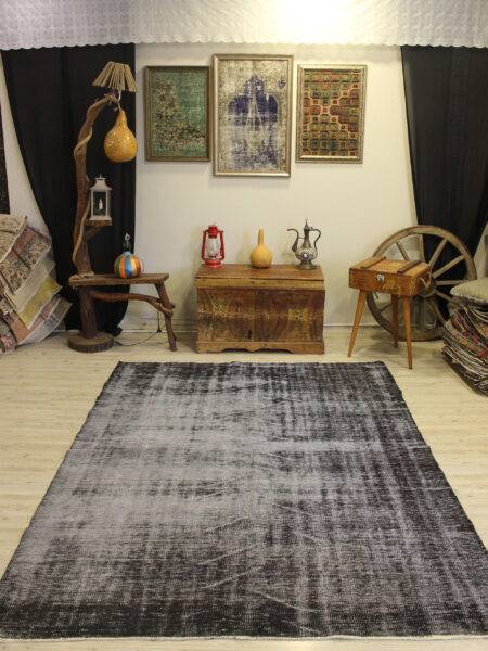 Handmade Vintage Wool Rug - SKU 10650 - Detail View