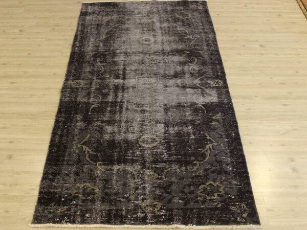 Vintage Distressed Hand-Knotted Rug - SKU 10678 - Detail View