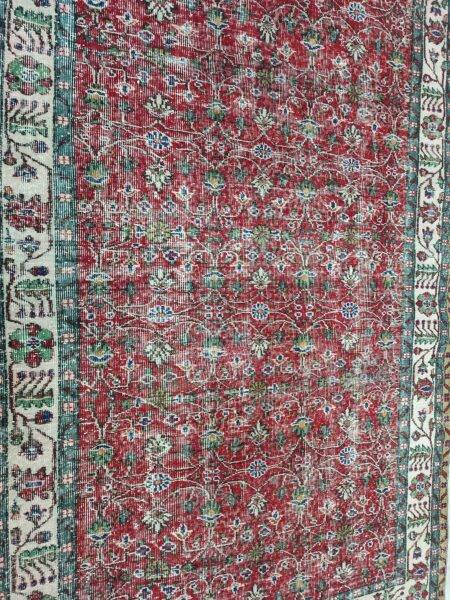 Vintage Hand-Woven Wool Rug - SKU 10836 - Detail View