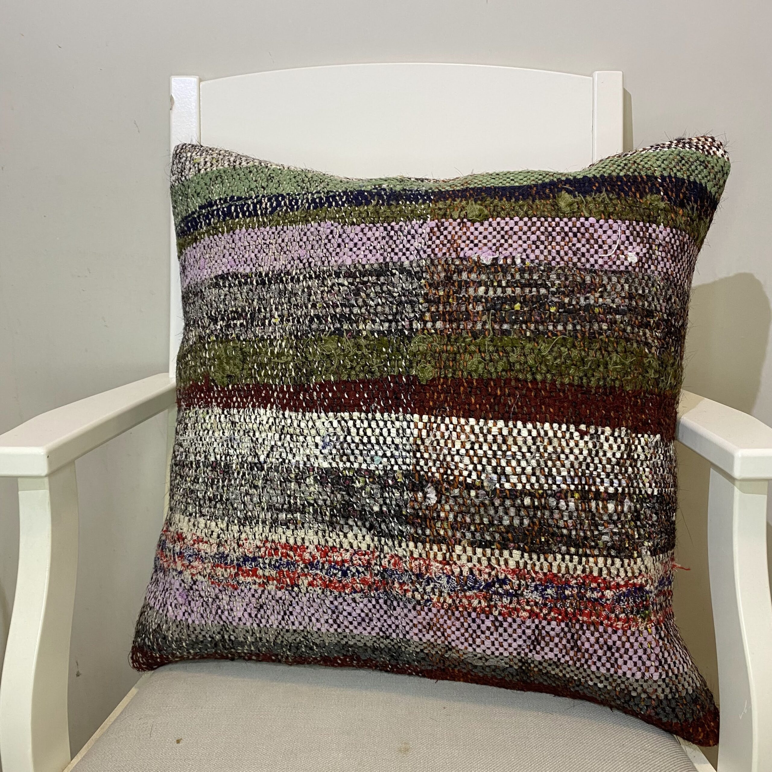 Hand-Woven Pillow Case, Pillowcases rug, wool wool/weave, size 50 × 50 cm, from Kars, SKU 334