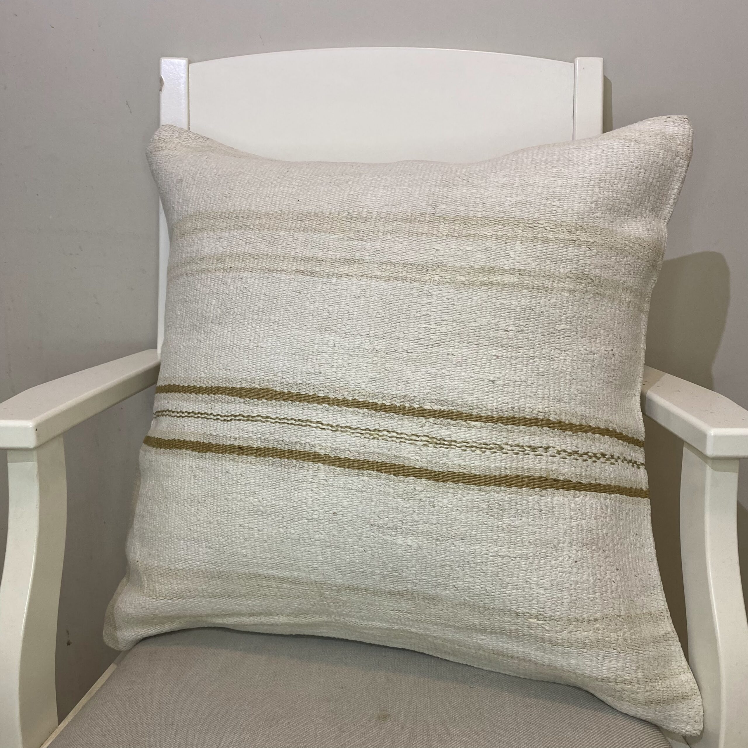 Hand-Woven Pillowcase, Pillowcases rug, wool wool/weave, size 50 × 50 cm, from Isparta, SKU 361