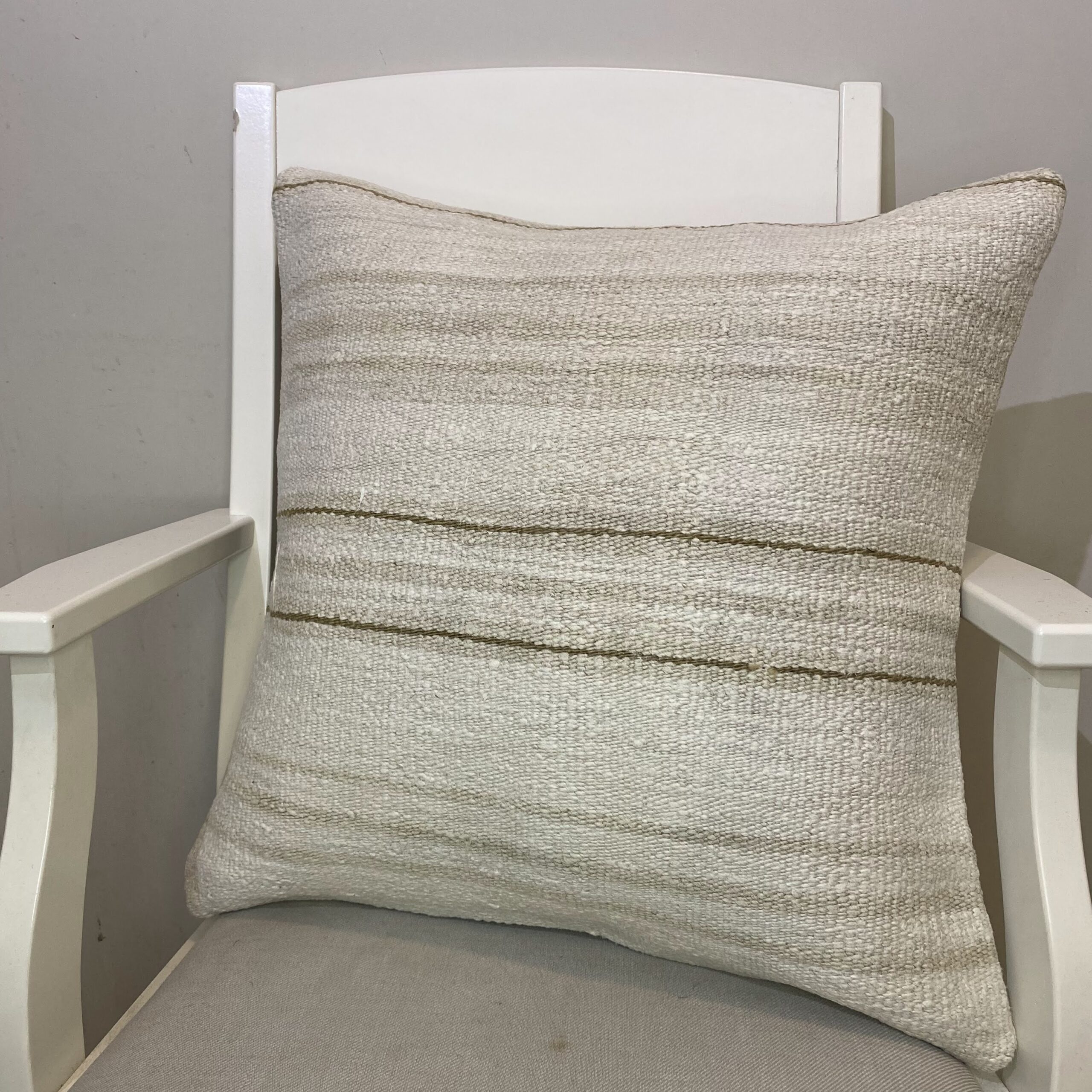Hand-Woven Pillowcase, Pillowcases rug, wool & silk wool/weave, size 50 × 50 cm, from Yahyalı, SKU 369
