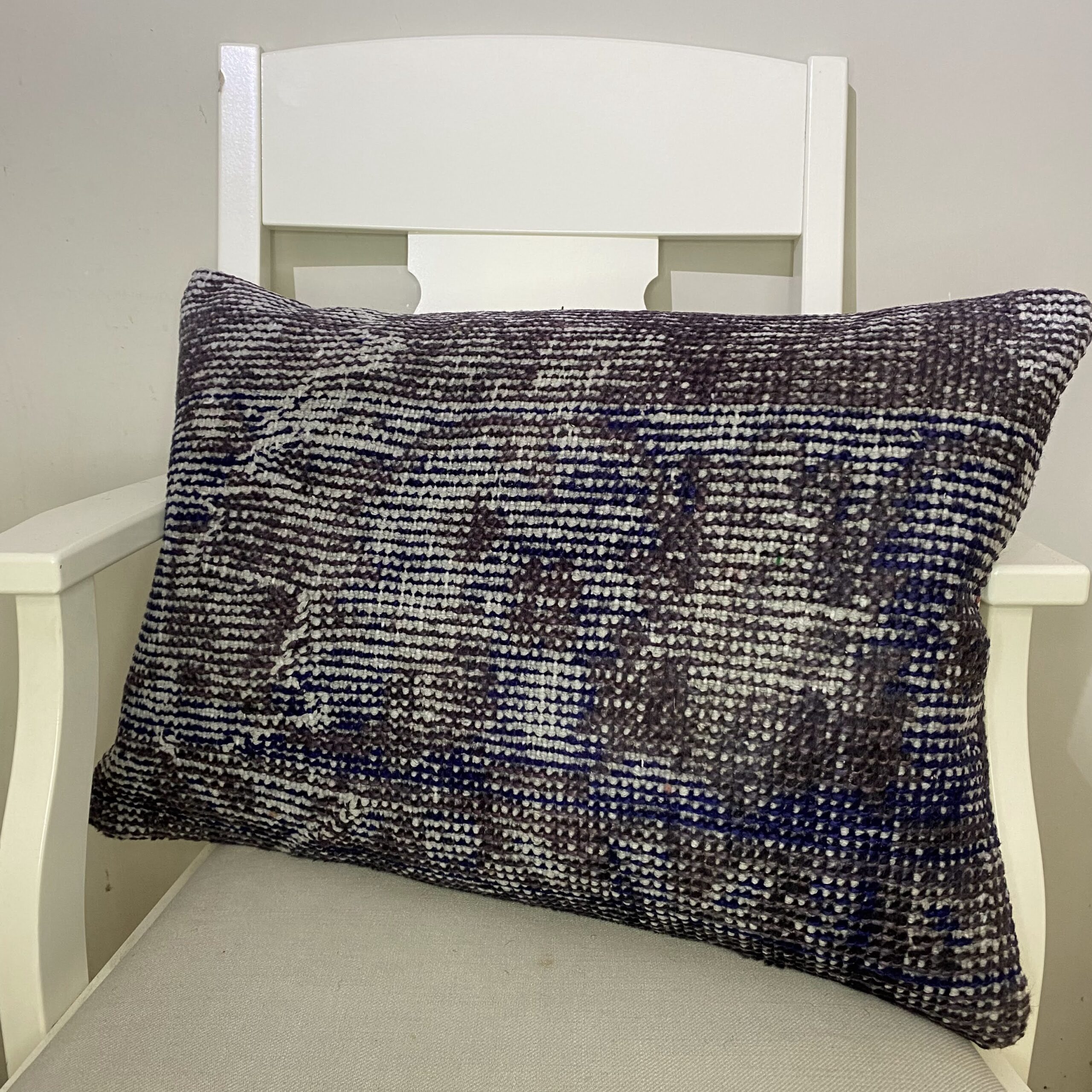 Hand-Woven Pillowcase, Pillowcases rug, wool, cotton & silk wool/weave, size 40 × 60 cm, from Oushak, SKU 544