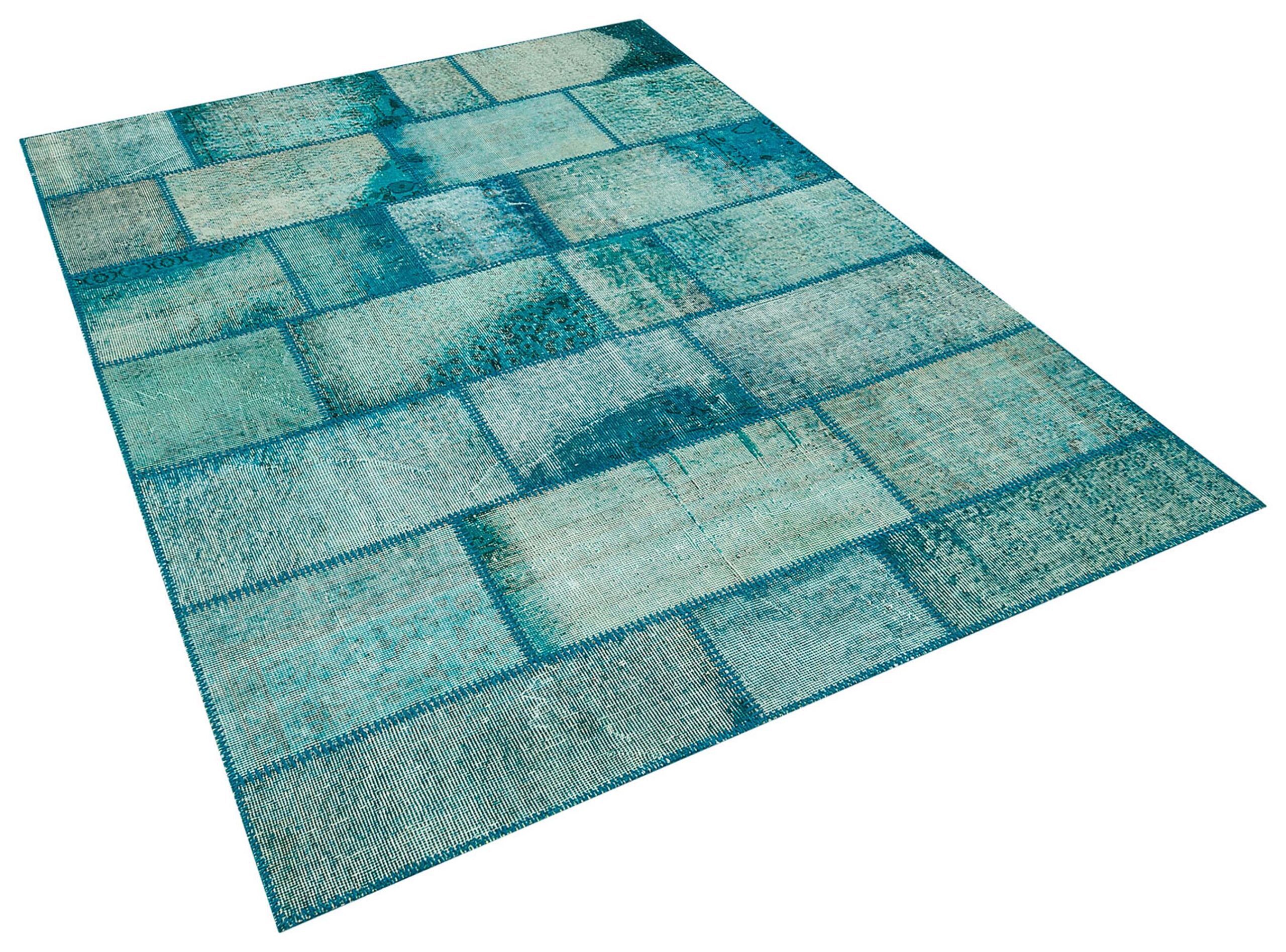 Custom Patchwork Handwoven Distressed Rug, Handmade rug, wool, cotton & silk wool/weave, size 160 × 230 cm, from Bursa, SKU 5706