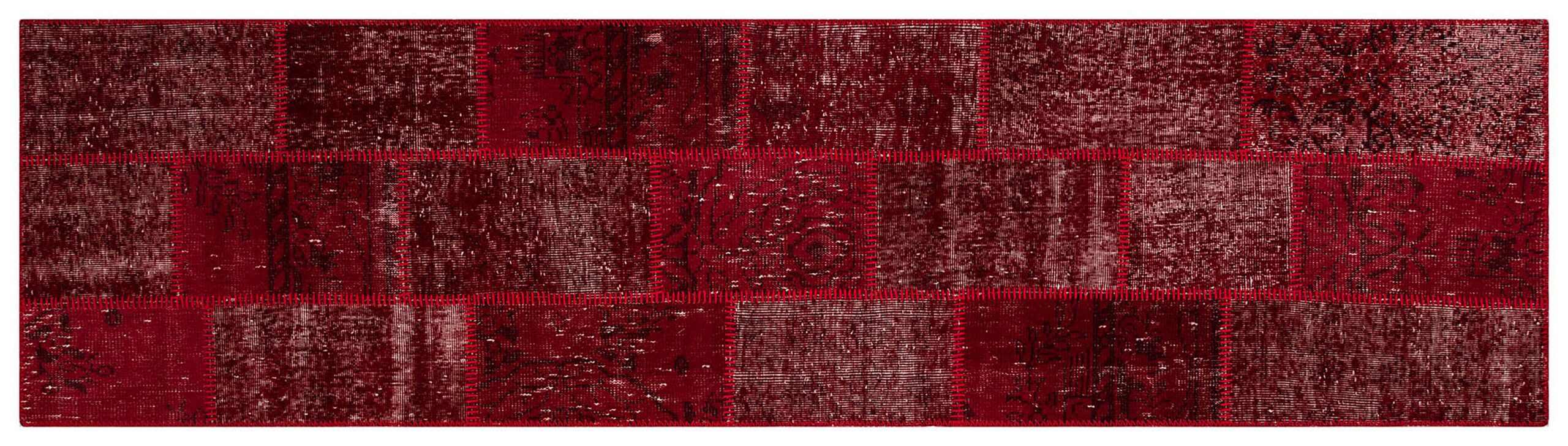Handmade Patchwork Rug - SKU 5942 - Detail View