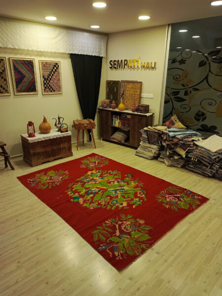 Handmade Anatolian Patchwork Rug - SKU 6420 - Detail View