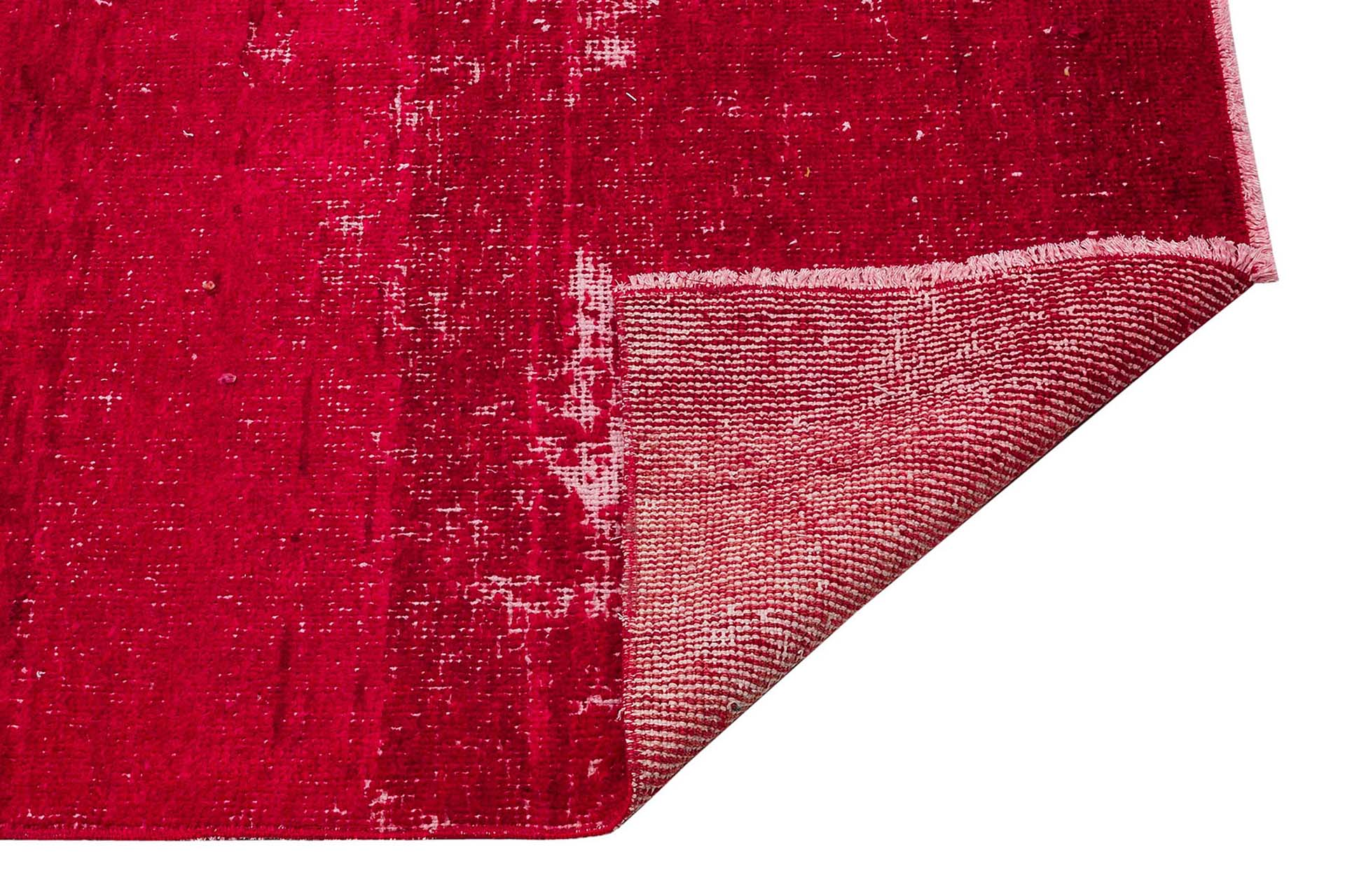 Vintage-Textured Distressed Rug - SKU 7763 - Detail View