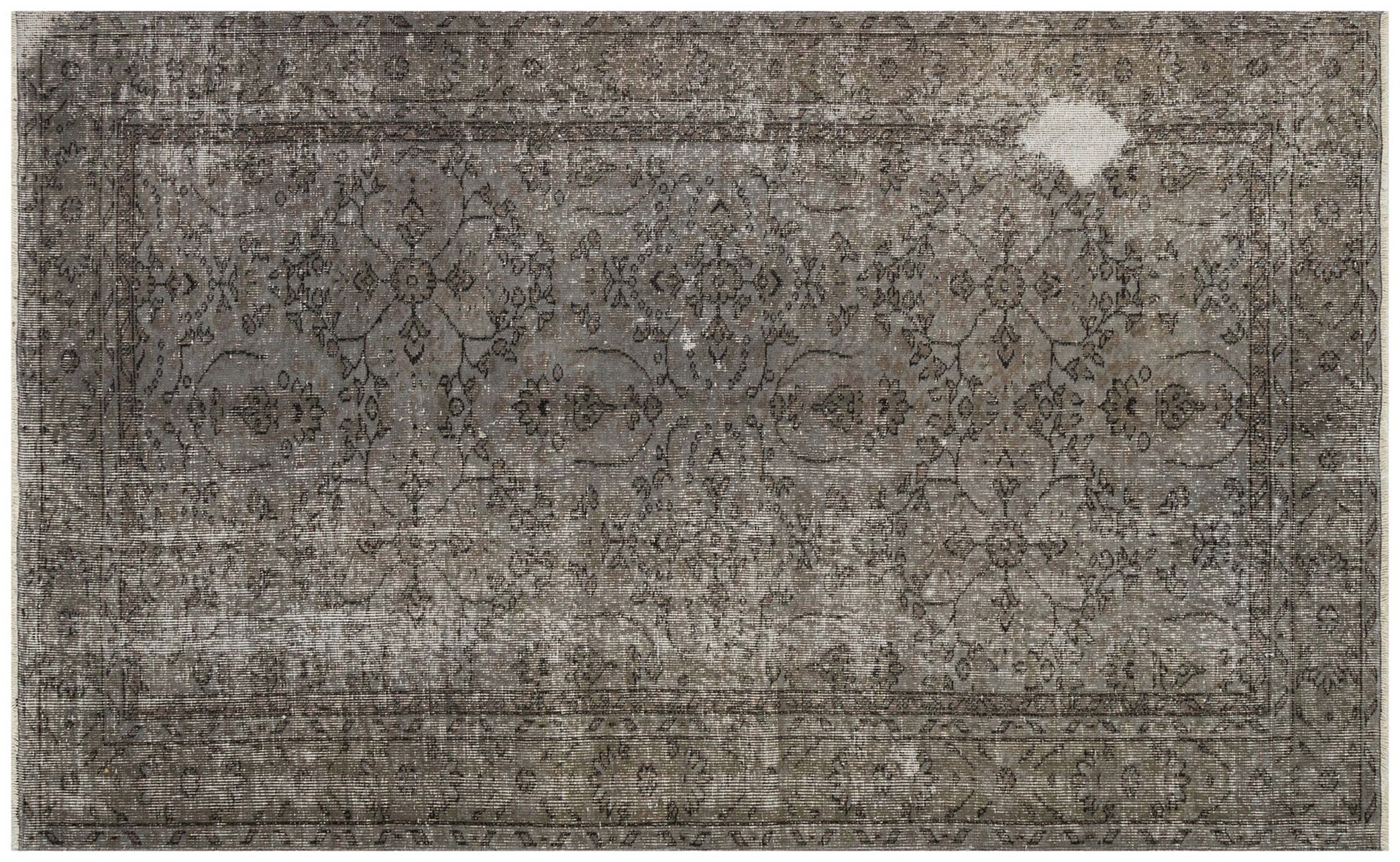 Distressed Hand-Woven Vintage Rug - SKU 8403 - Detail View
