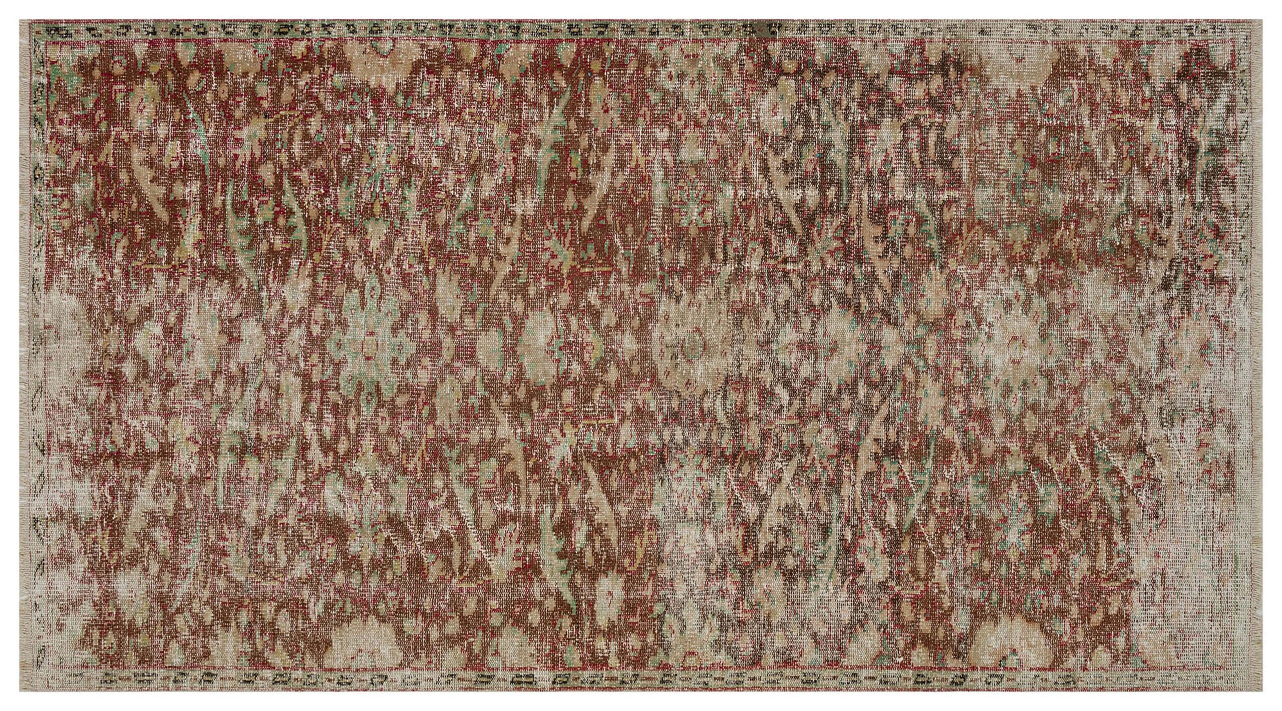 Classic, Modern, Vintage Hand-Woven Rug - SKU 8597 - Detail View