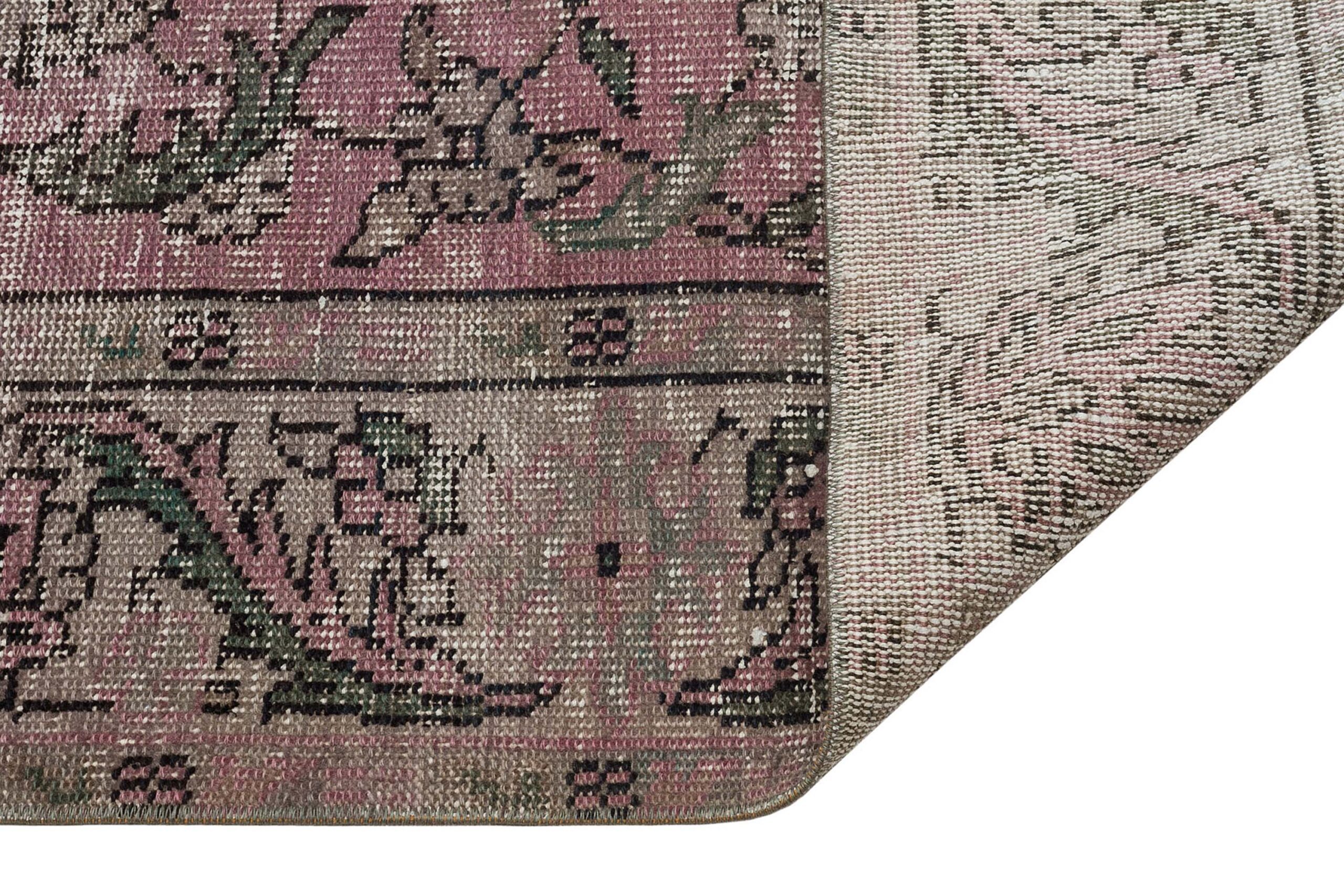 Vintage Turkish Handwoven Rug - SKU 8760 - Detail View