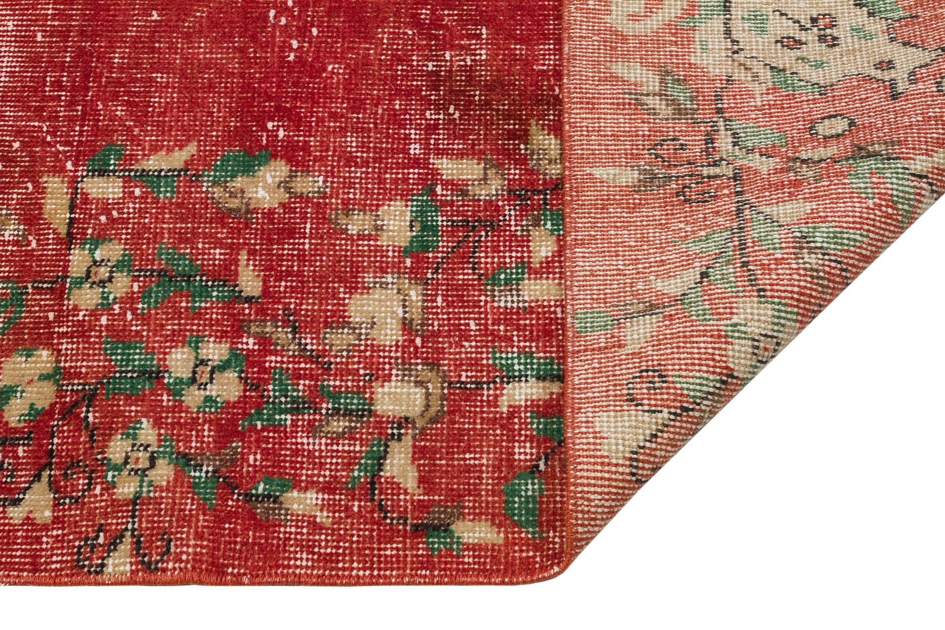 Handwoven Classic Rug - SKU 9630 - Detail View