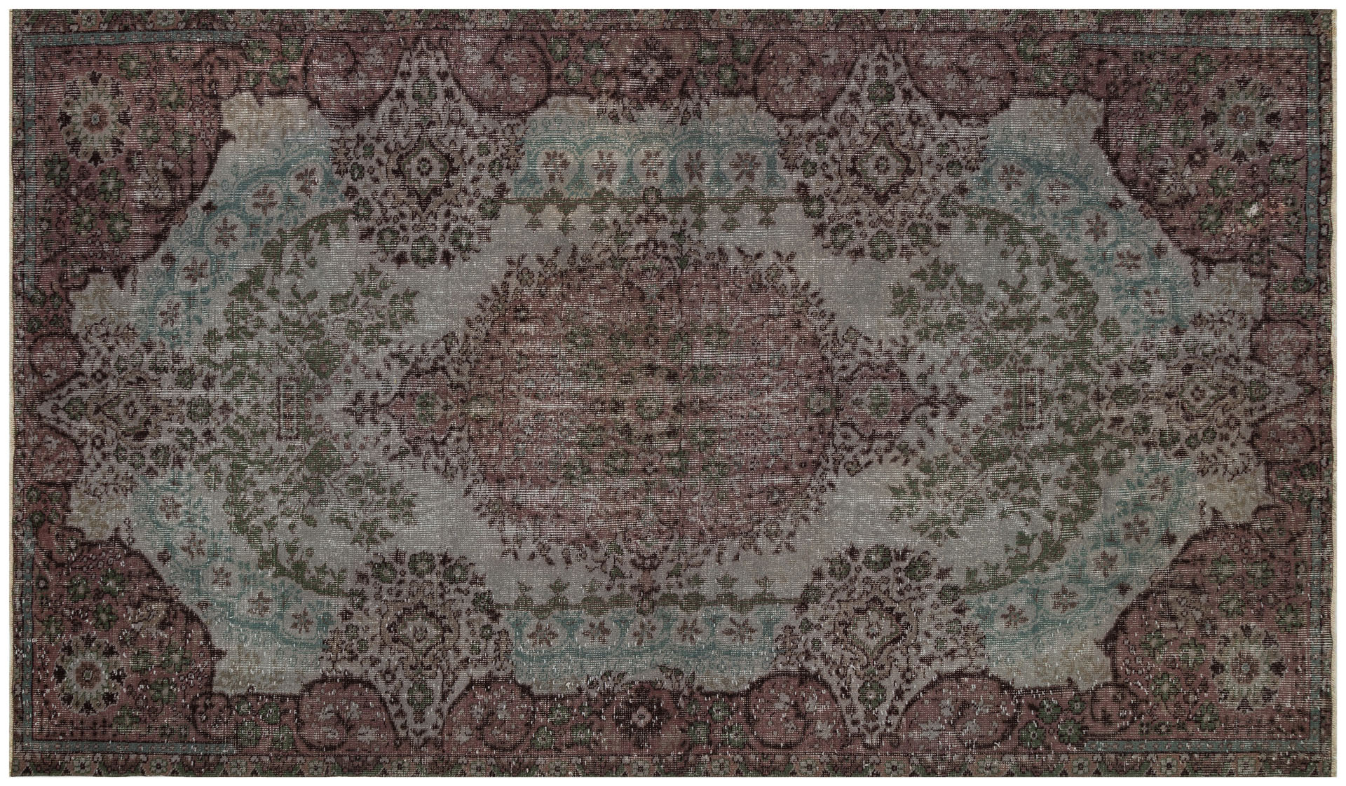 Handwoven Vintage Anatolian Rug - SKU 9702 - Detail View