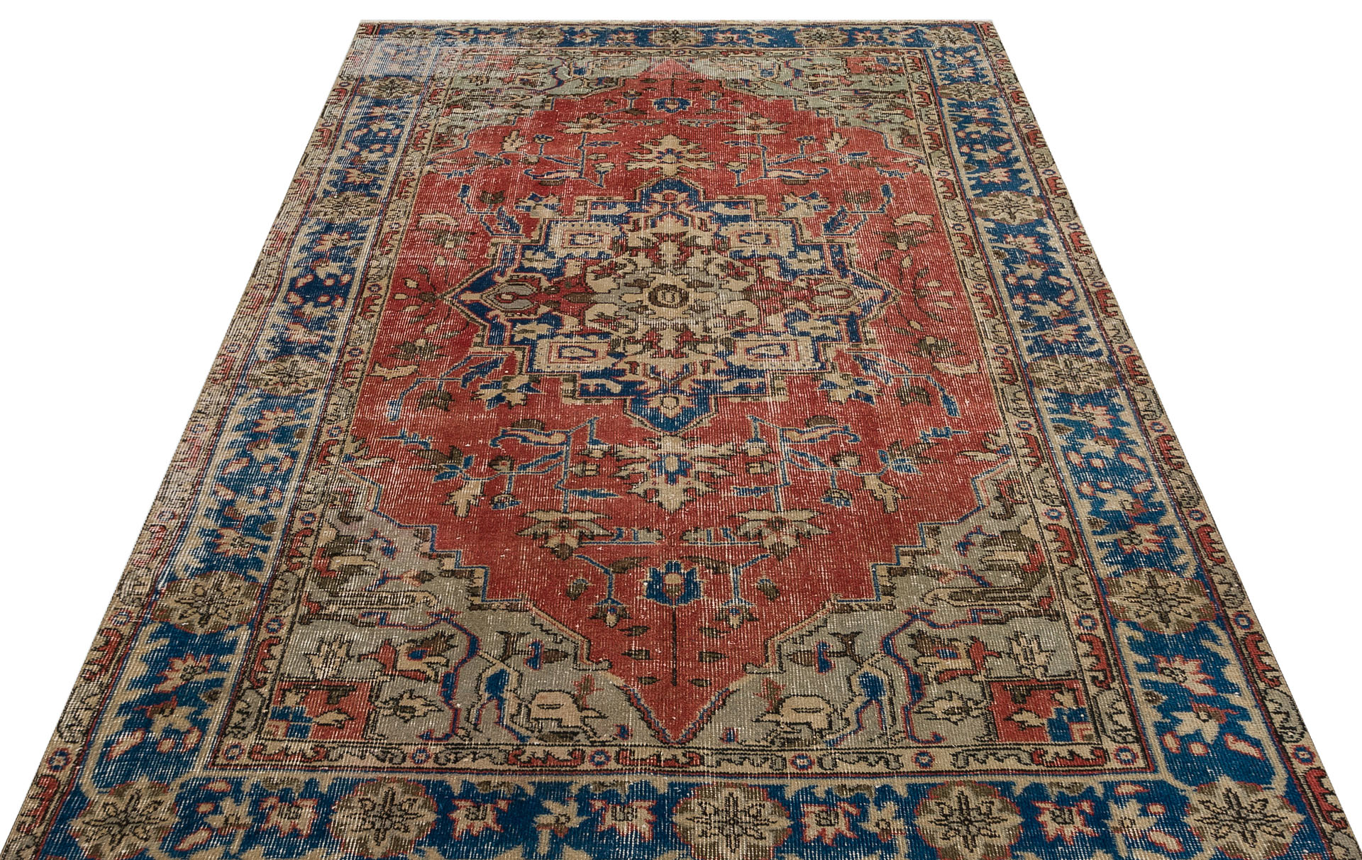 Handwoven Vintage Anatolian Rug, Handmade rug, wool wool/weave, size 158 × 235 cm, from Manisa, SKU 9825