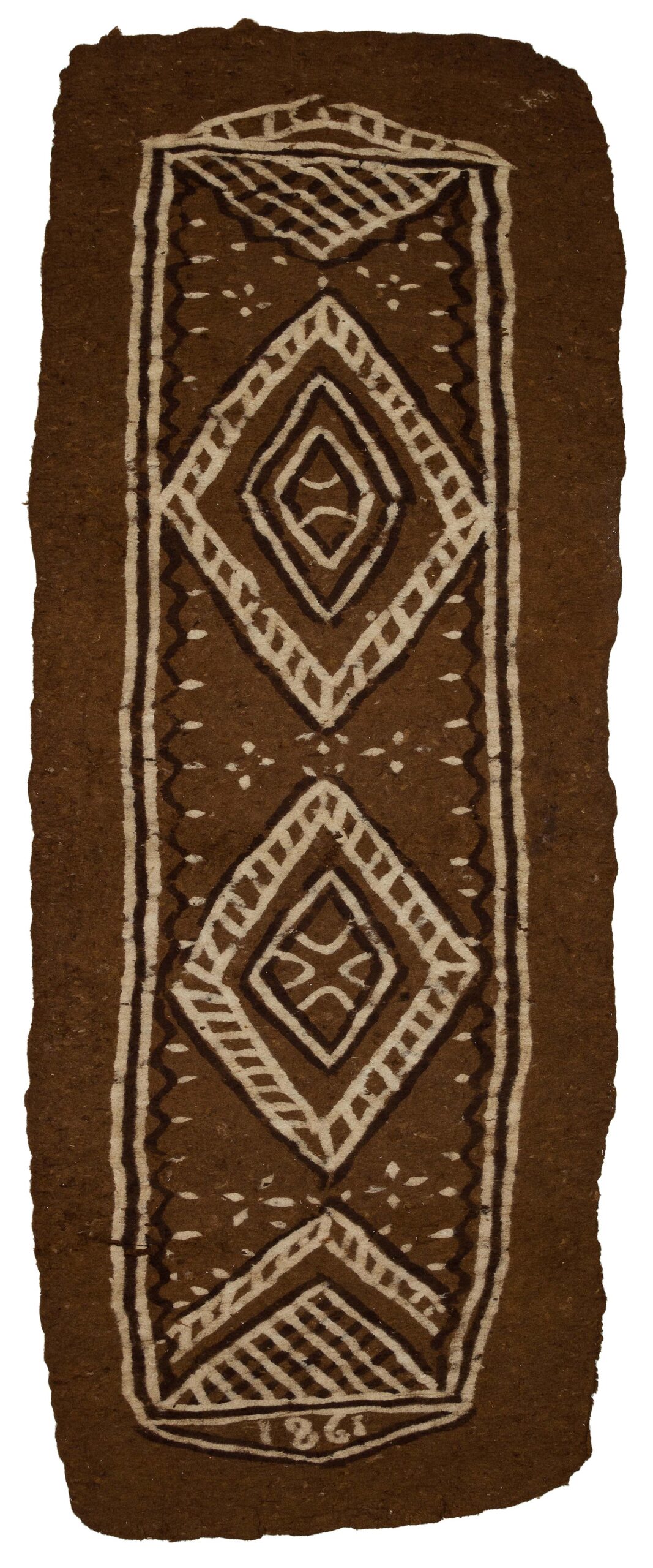 Antique Hand-Woven Wool Rug - SKU 9881 - Detail View