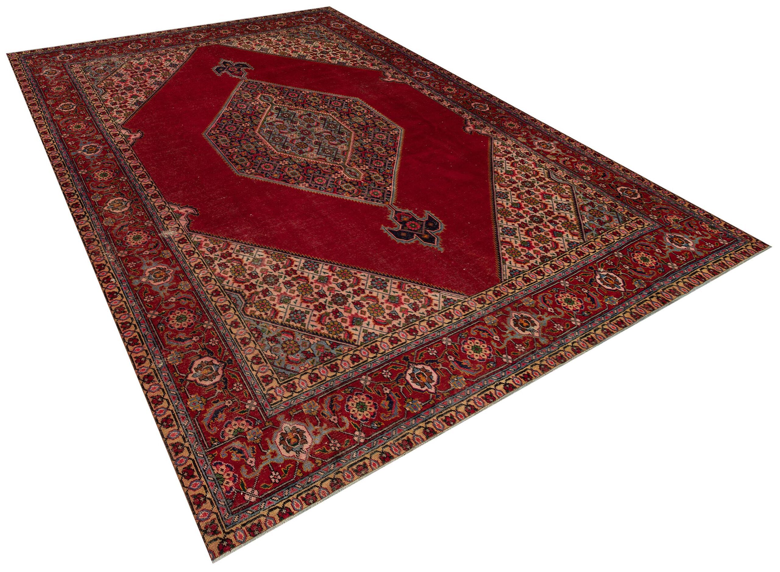 Handmade Bohemian Iranian Rug, Handmade rug, wool wool/weave, size 291 × 379 cm, from Bursa, SKU 9998