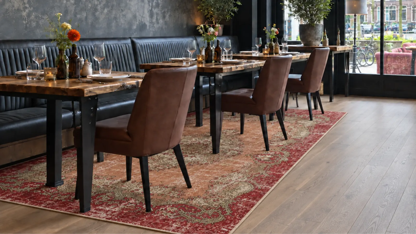 Sempati Hali piece suited to restaurant and dining projects