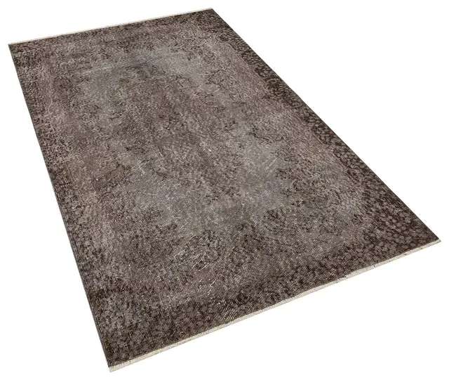 Vintage Wool-Woven Rug, Handmade rug, cotton wool/weave, size 121 × 207 cm, from Gaziantep, SKU 10022