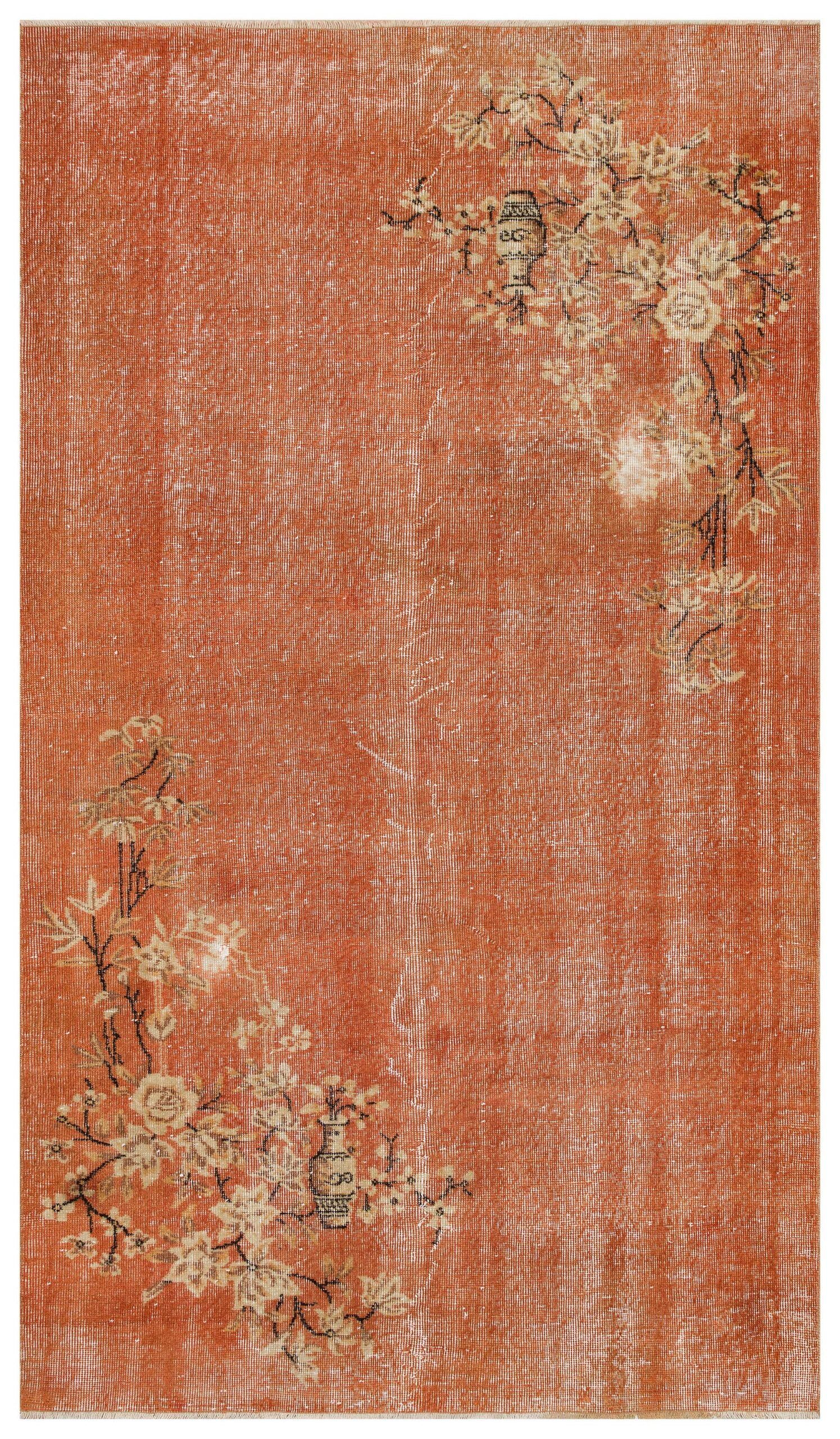 Vintage Hand-Woven Wool Rug - SKU 10129 - Detail View