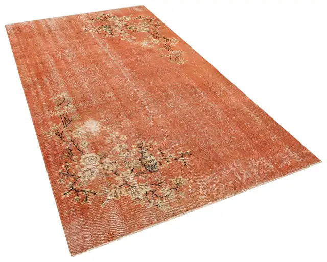 Vintage Hand-Woven Wool Rug, Handmade rug, wool wool/weave, size 152 × 262 cm, from Anatolia, SKU 10129
