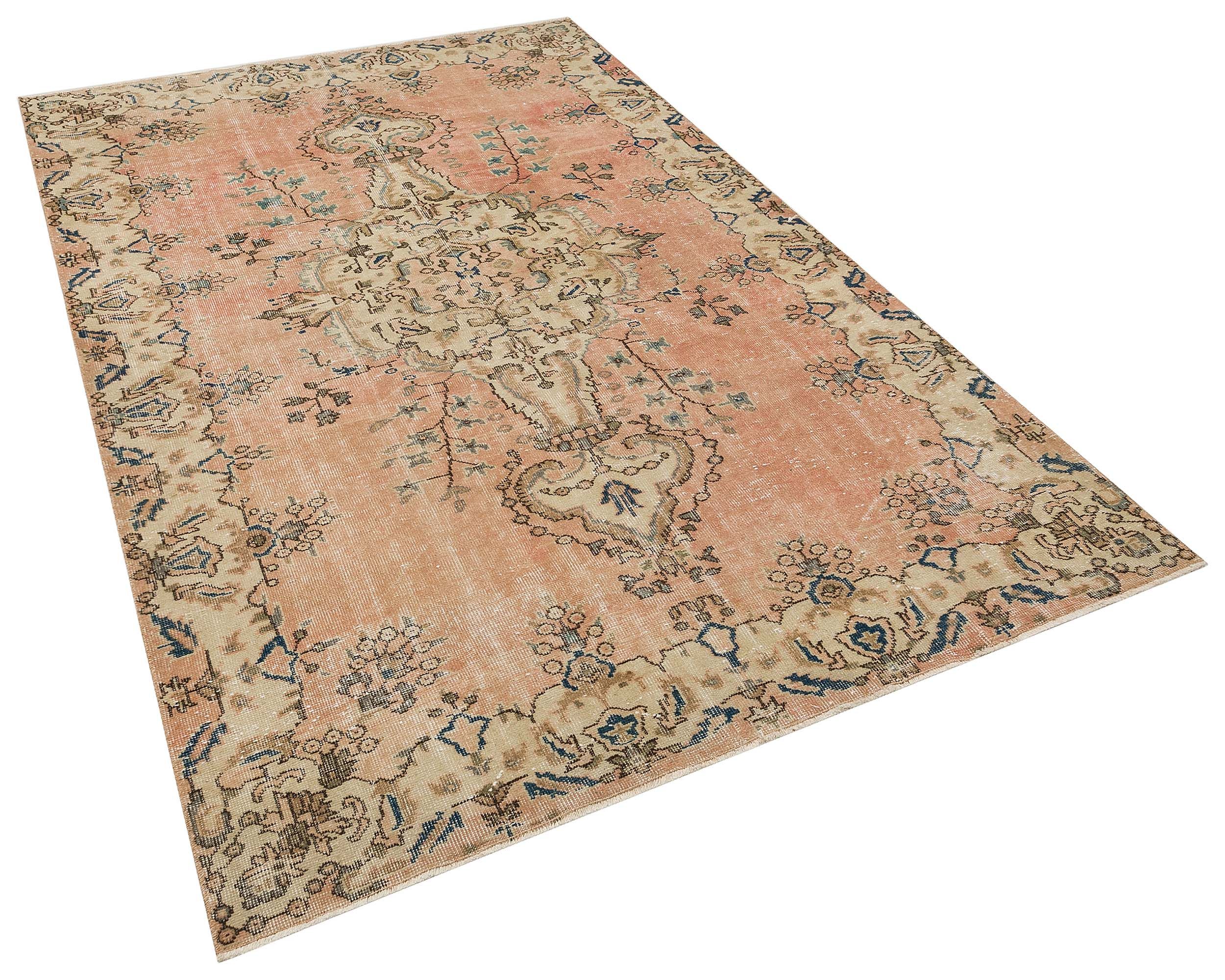 100% Wool Distressed Rug, Handmade rug, wool wool/weave, size 170 × 280 cm, from Demirci, SKU 10143