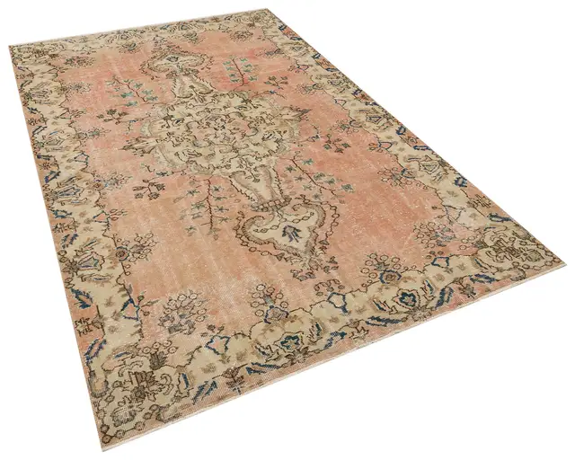 100% Wool Distressed Rug, Handmade rug, wool wool/weave, size 170 × 280 cm, from Demirci, SKU 10143