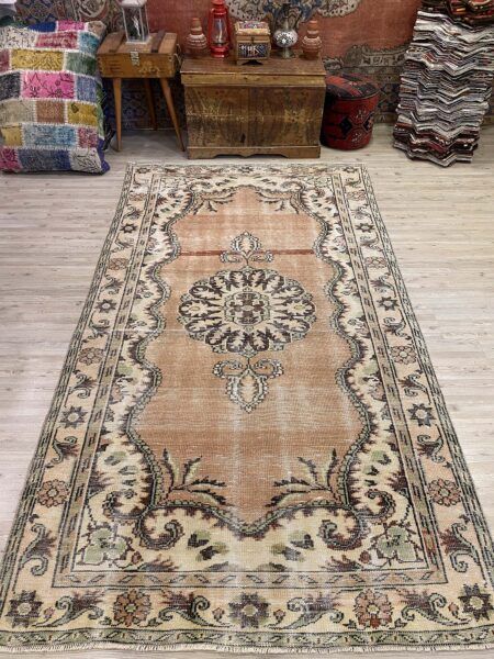 Vintage Distressed Rug - SKU 10210 - Detail View
