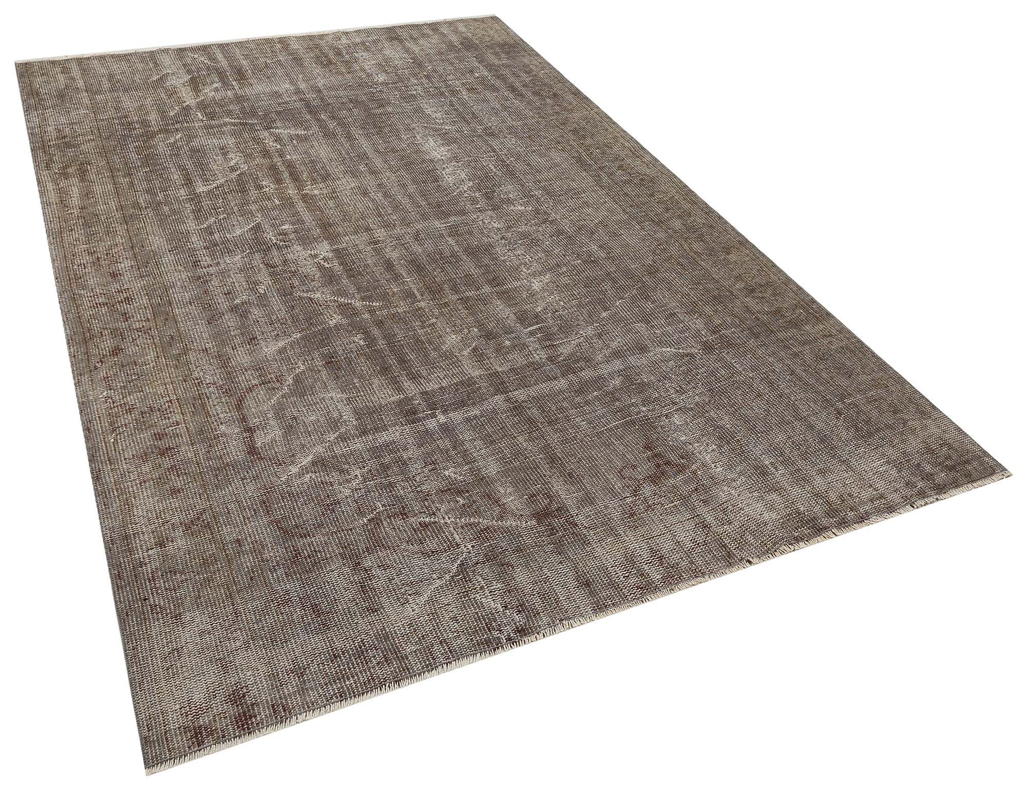 Unique Vintage Distressed Rug, Handmade rug, wool & cotton wool/weave, size 161 × 255 cm, from Isparta, SKU 10363
