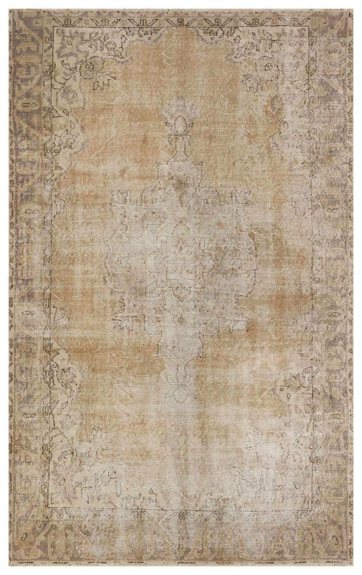 Unique Vintage Distressed Rug - SKU 10393 - Detail View