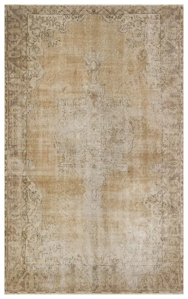 Unique Vintage Distressed Rug - SKU 10393 - Detail View