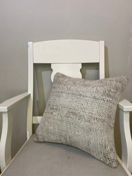 Hand-Woven Pillowcase, Pillowcases rug, wool & cotton wool/weave, size 45 × 45 cm, from Milas, SKU 104