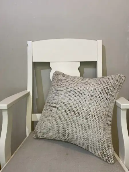 Hand-Woven Pillowcase, Pillowcases rug, wool & cotton wool/weave, size 45 × 45 cm, from Milas, SKU 104