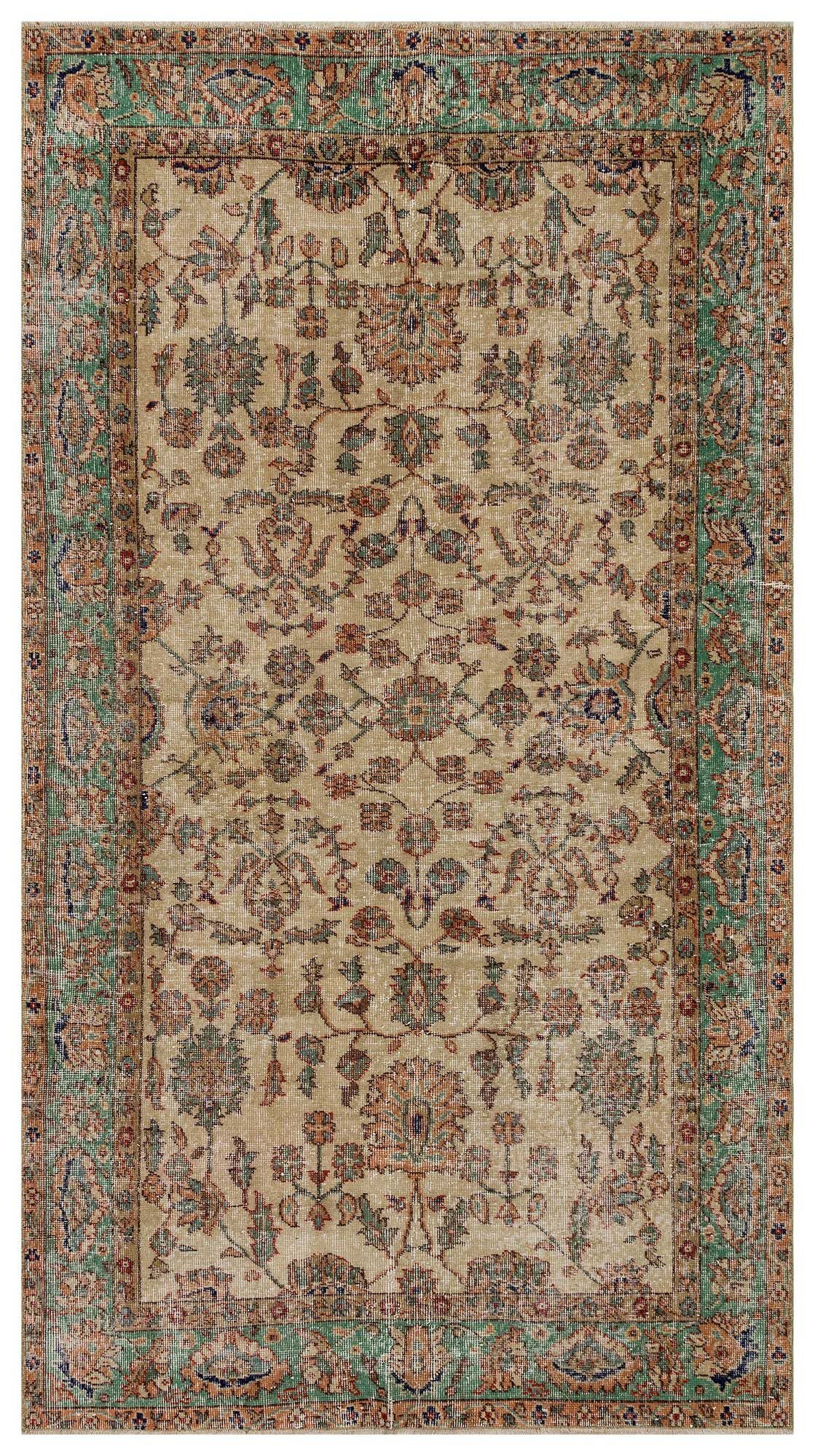 Distressed Vintage Rug - SKU 10421 - Detail View