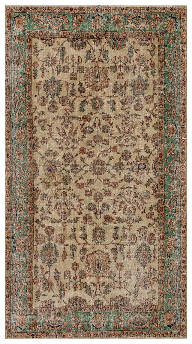 Distressed Vintage Rug - SKU 10421 - Detail View