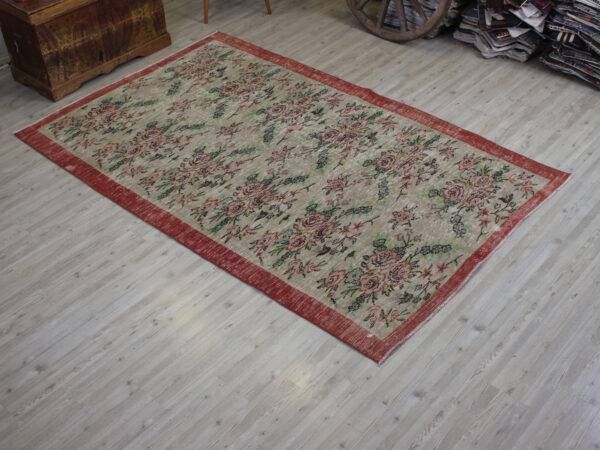 Vintage Wool Hand-Knotted Rug, Handmade rug, wool wool/weave, size 156 × 247 cm, from Sivas, SKU 10549