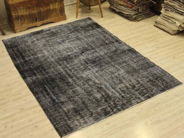 Distressed Vintage Wool Rug, Handmade rug, wool wool/weave, size 152 × 283 cm, from Manisa, SKU 10653