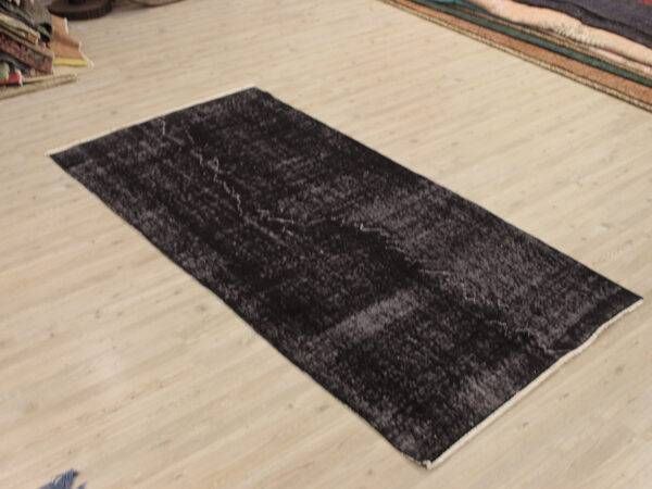 Handwoven Rug, Handmade rug, wool & silk wool/weave, size 100 × 200 cm, from Bursa, SKU 10666