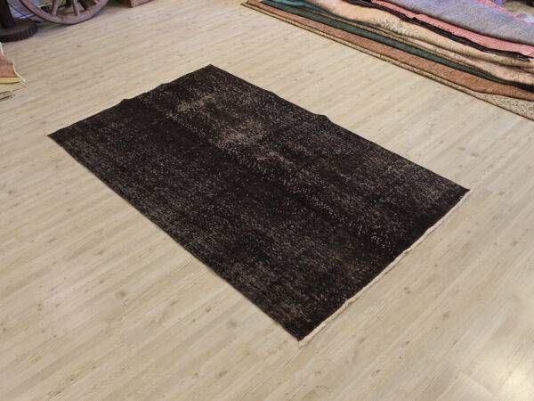 Hand-Woven Wool Vintage Rug, Handmade rug, wool & cotton wool/weave, size 114 × 183 cm, from Van, SKU 10669
