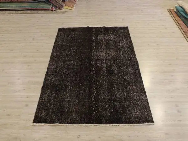 Hand-Woven Wool Vintage Rug - SKU 10669 - Detail View