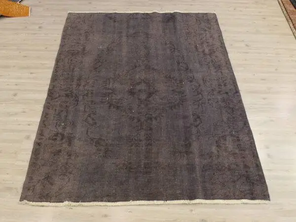 Vintage Handmade Wool Rug - SKU 10688 - Detail View