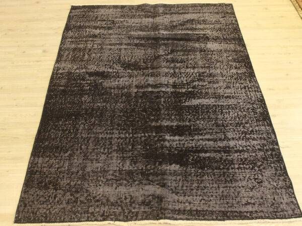 Distressed Handmade Wool Vintage Rug - SKU 10701 - Detail View