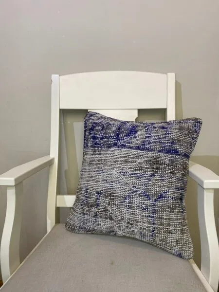 Handwoven Pillowcase, Pillowcases rug, cotton wool/weave, size 45 × 45 cm, from Yahyalı, SKU 170