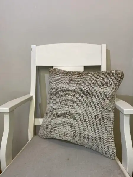 Handwoven Pillowcase, Pillowcases rug, wool & silk wool/weave, size 45 × 45 cm, from Anatolia, SKU 176